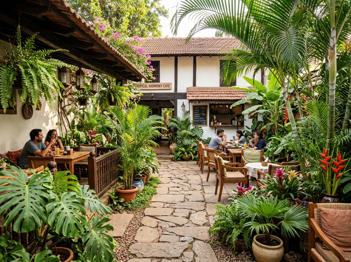 Veranda courtyard seating